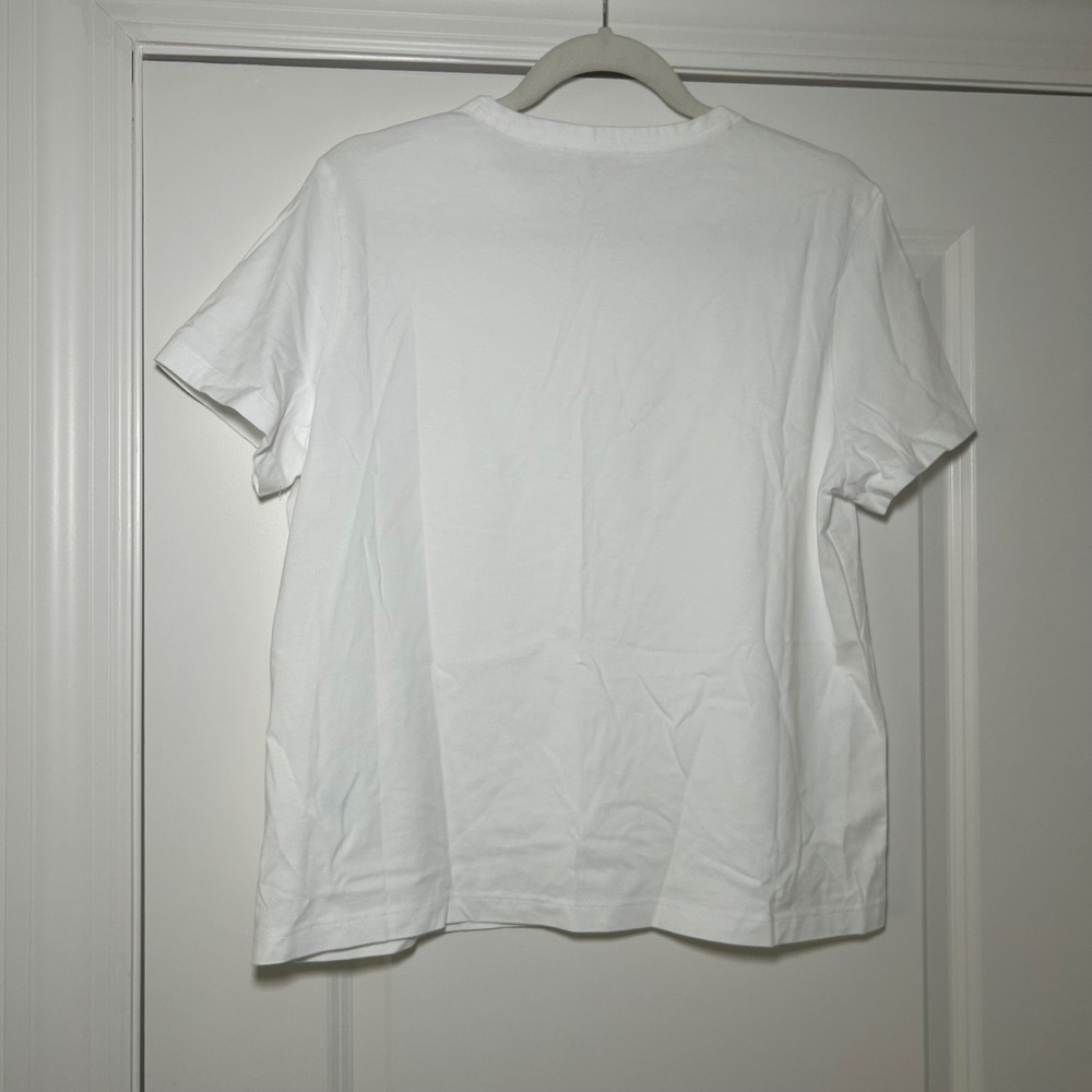 Madewell White Short Sleeve Crewneck Tee - Picture 8 of 8